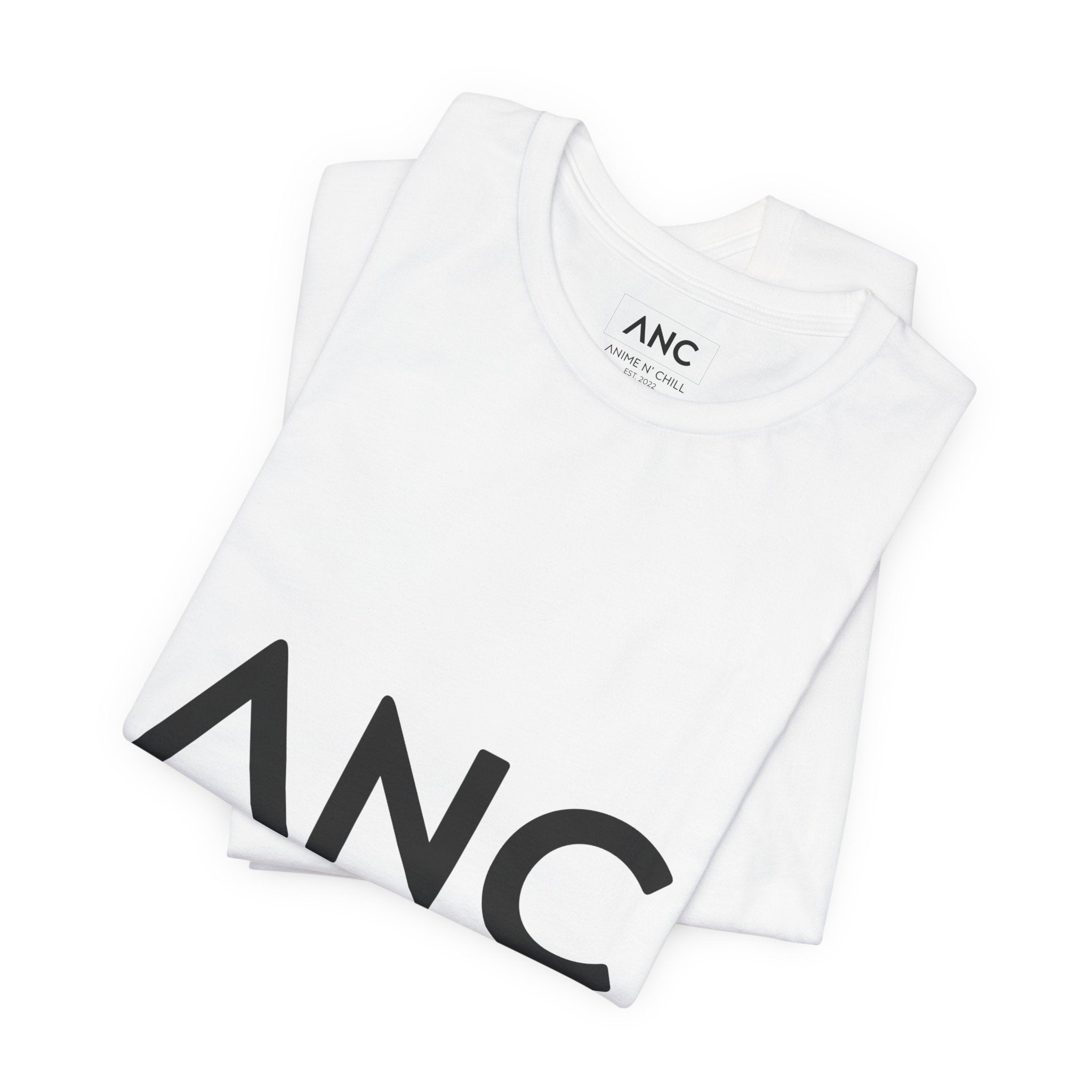 Anime N Chill Minimalist Monogram Tee – ANC Brand Series