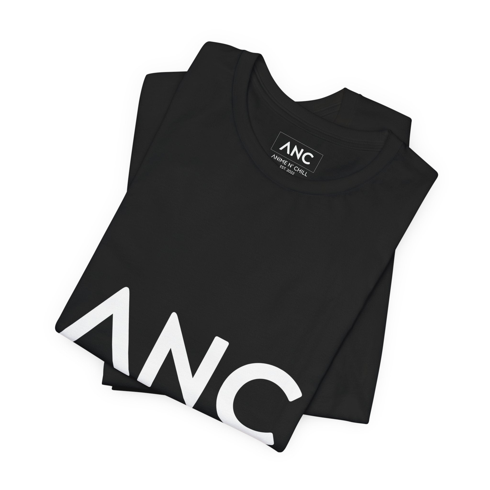Anime N Chill Minimalist Monogram Tee – ANC Brand Series
